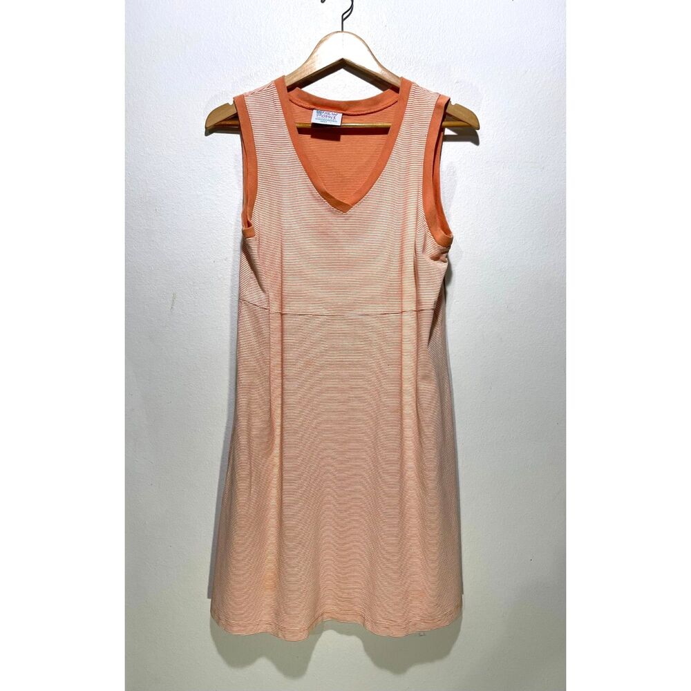 Fresh Produce t shirt dress beach vacation resort orange cotton women L